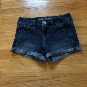 american eagle denim shorts